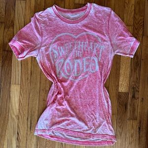 Pink western t-shirt